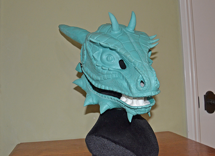 Unpainted Argonian Mask