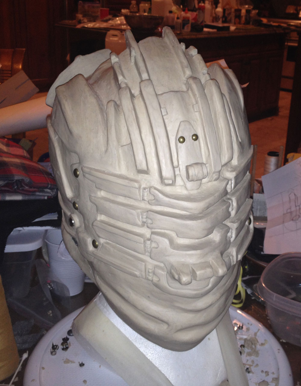Issac Clark Dead Space 3 Helmet Sculpt