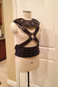 Custom Leather Armor Front