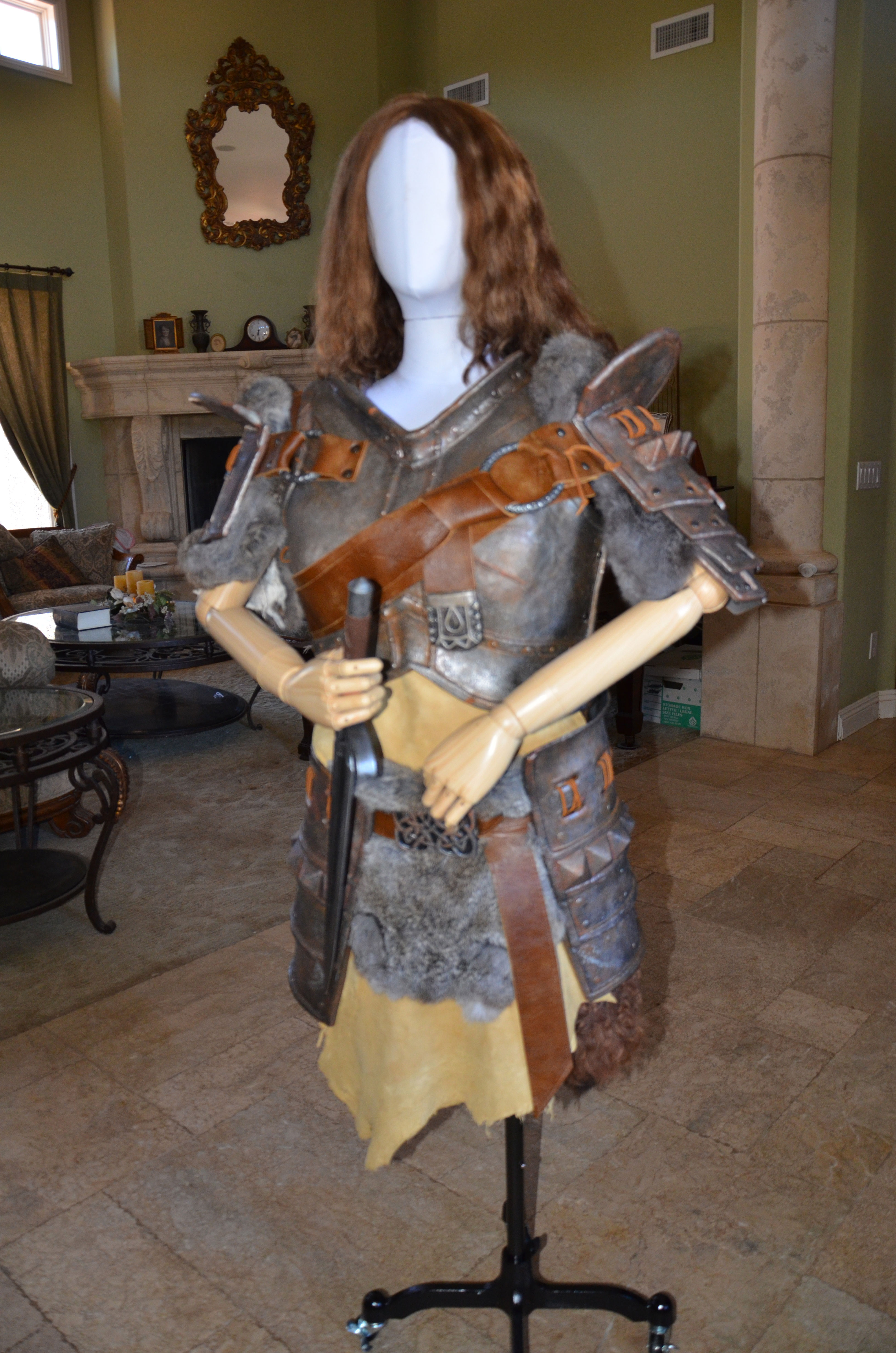 Women S Banded Iron Armor Inspired By Skyrim Elders Scroll V Costumebiz Net