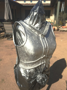 Skyrim Iron Armor cast painting
